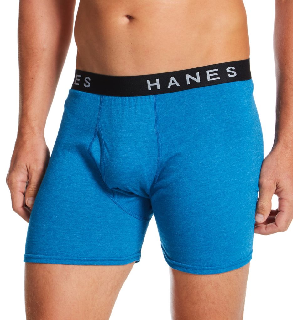 Men's Hanes UBBFB5 Ultimate Comfortblend Briefs - 5 Pack (Black/Grey  Assorted L)