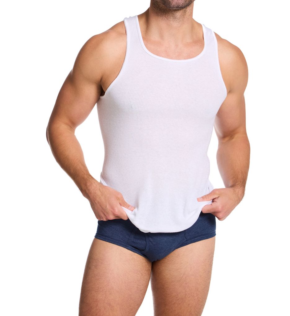 Hanes Ultimate ComfortBlend Mid Rise Brief - 4 Pack UBBFC4 - Image 3
