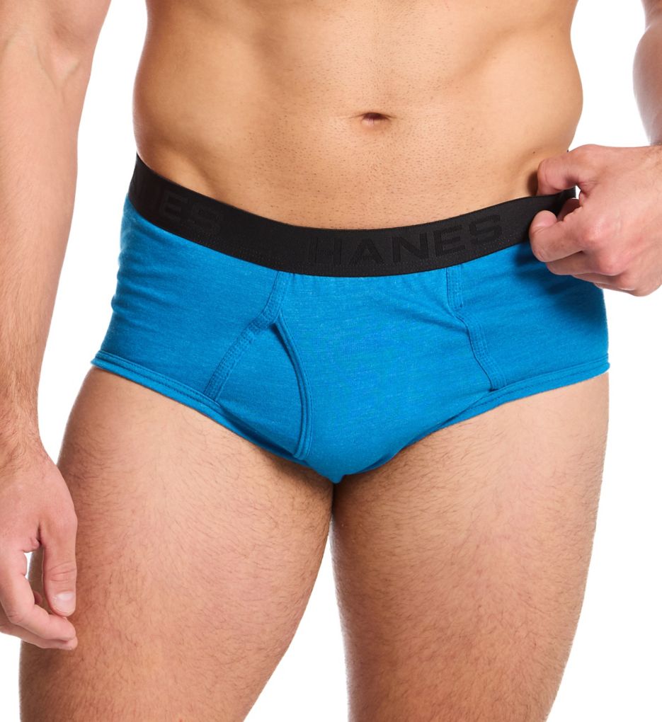 Hanes Ultimate ComfortBlend Mid Rise Brief - 4 Pack UBBFC4 - Image 1
