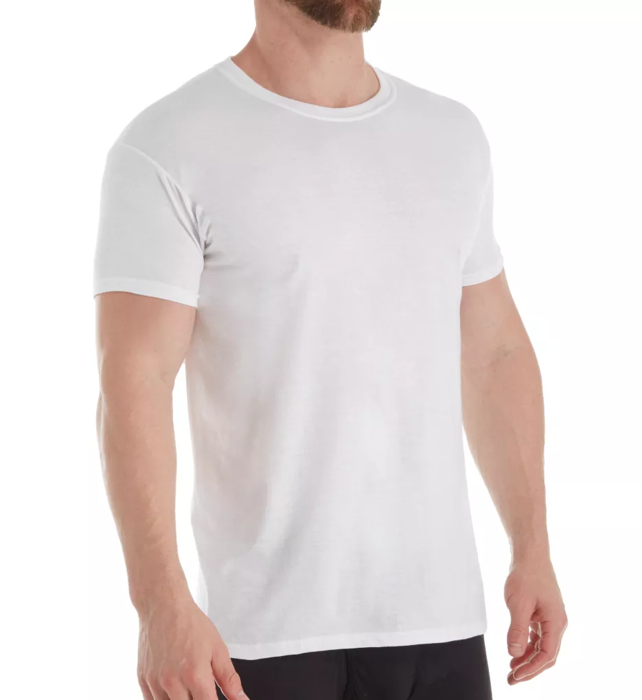 Hanes Ultimate® Cool Comfort® Big & Tall Tall Man FreshIQ® Crewneck T-Shirt  4-Pack