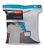 Hanes Ultimate Comfortblend V-Neck T-Shirts - 4 Pack UBT2W4 - Image 3