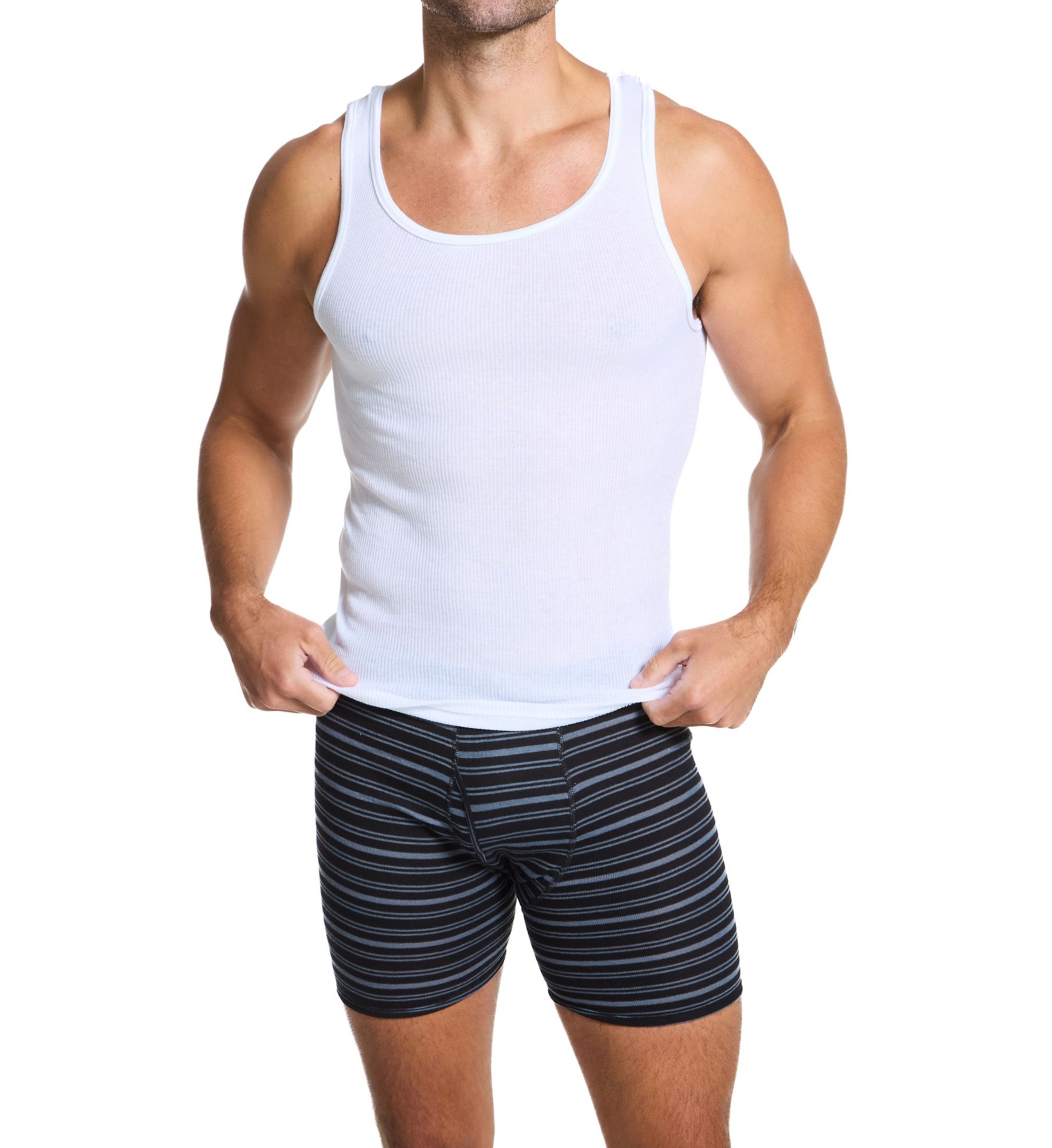 Hanes Ultimate ComfortBlend A-Shirt - 4 Pack UBTAS4 - Image 3