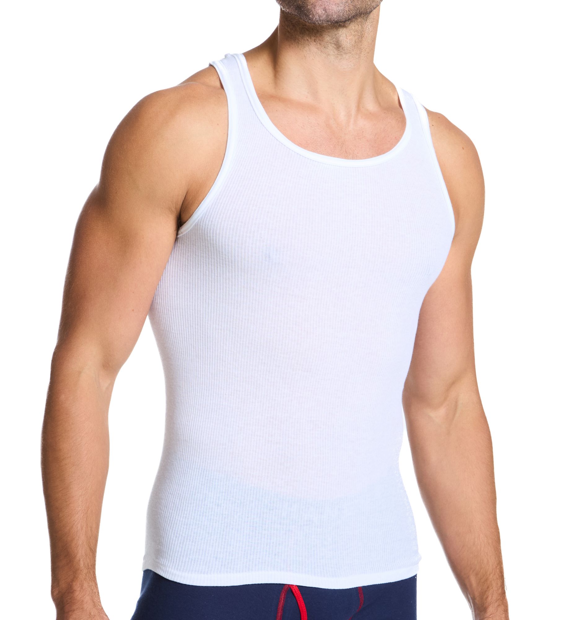 Hanes Ultimate ComfortBlend A-Shirt - 4 Pack UBTAS4 - Image 1