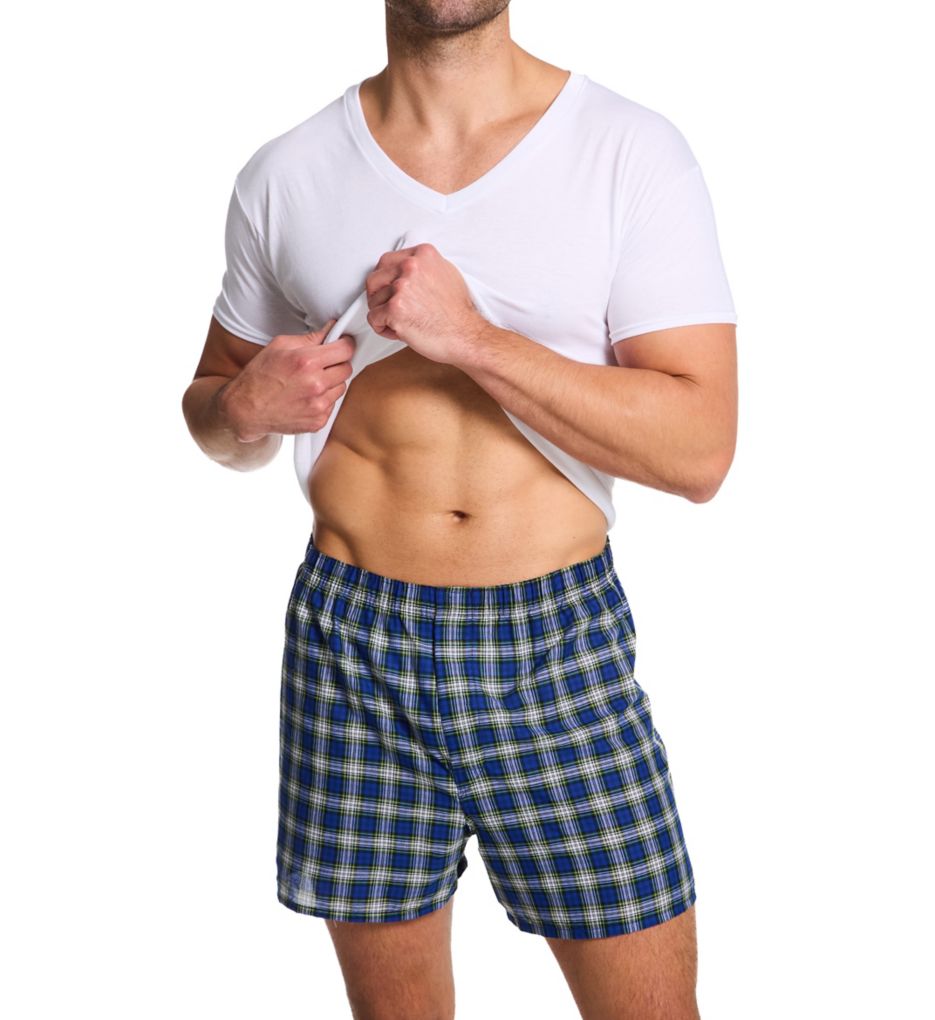 Hanes Ultimate ComfortBlend V-Neck - 3 Pack UBTVN3 - Image 3