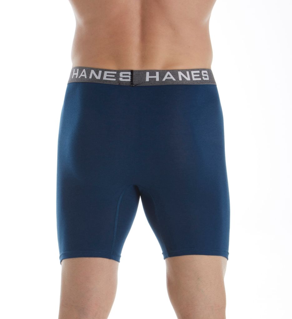 Hanes Ultimate Comfort Flex Fit Men's Seamless Boxer Brief Underwear, 2-Pack