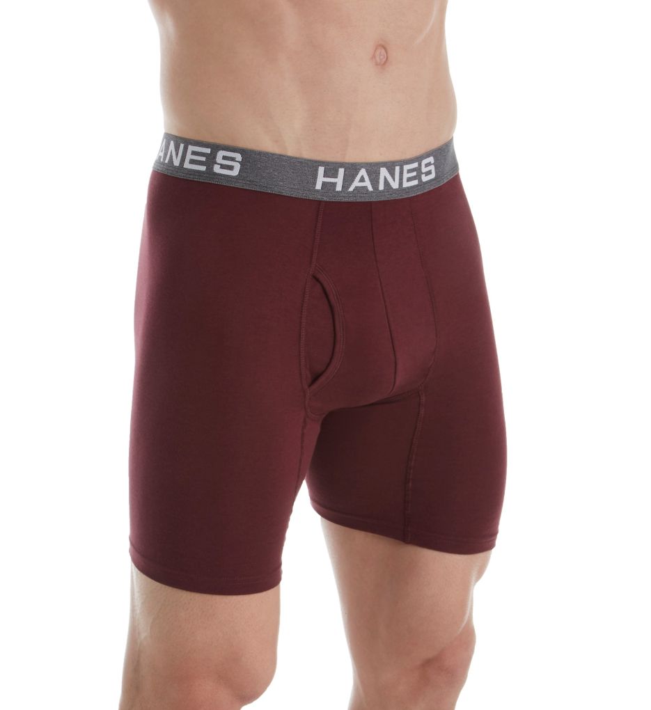 Hanes Ultimate Comfort Flex Fit Men's Seamless Boxer Brief Underwear, 2-Pack