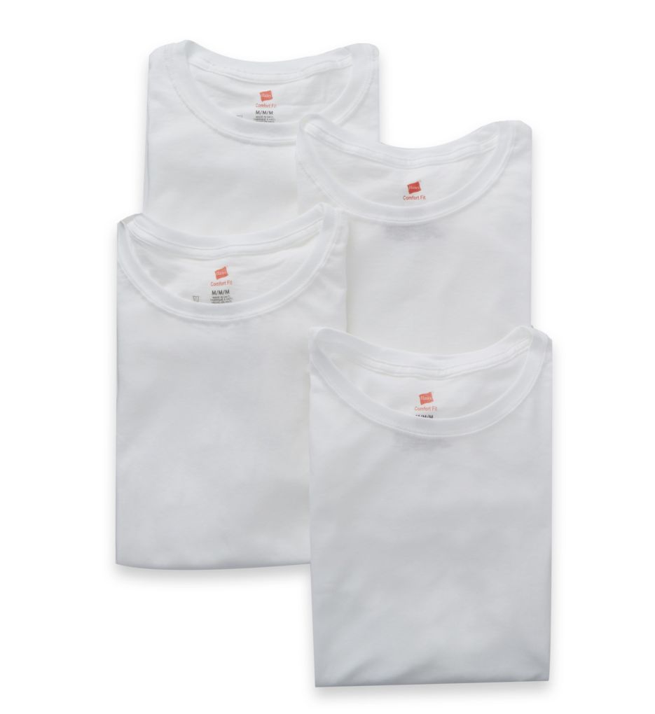 Hanes Ultimate® Cool Comfort® Big & Tall Tall Man FreshIQ® Crewneck T-Shirt  4-Pack