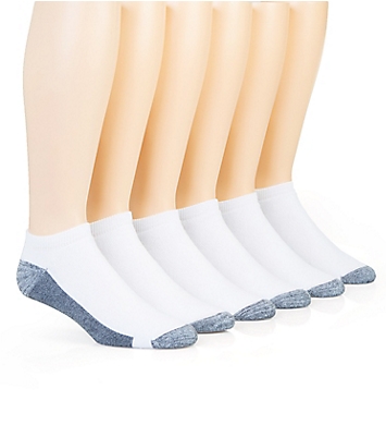 Hanes Fresh IQ X-Temp Ultra Cushion Low Cut Sock- 6 Pack