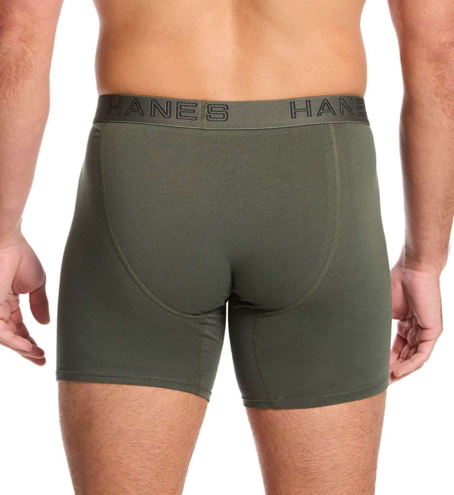 Hanes Ultimate Cotton Stretch Boxer Brief - 3 Pack USBBD3 - Image 2
