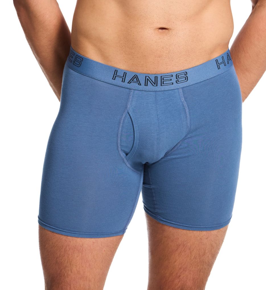 Hanes Ultimate Cotton Stretch Boxer Brief - 3 Pack USBBD3 - Image 1