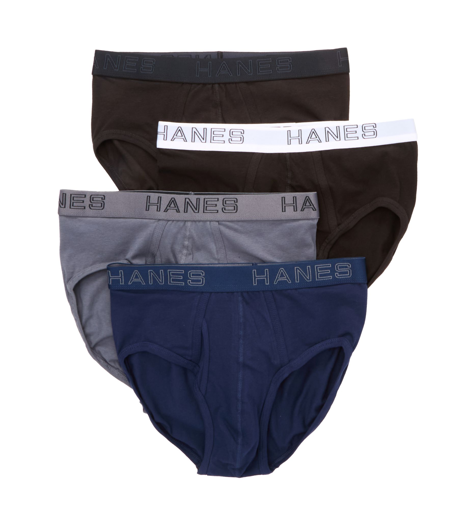 Hanes USBFA4 Ultimate Cotton Stretch Brief - 4 Pack