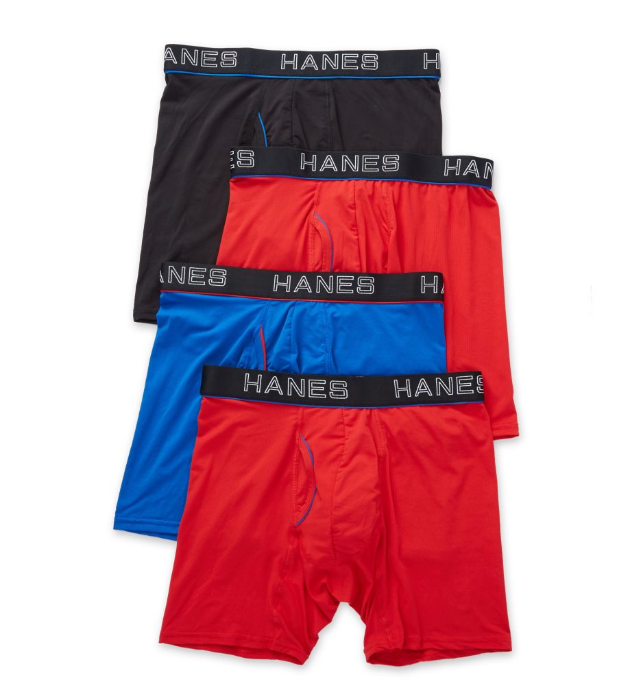 Men's Hanes® Classics 4-pack Fresh IQ Boxer Briefs