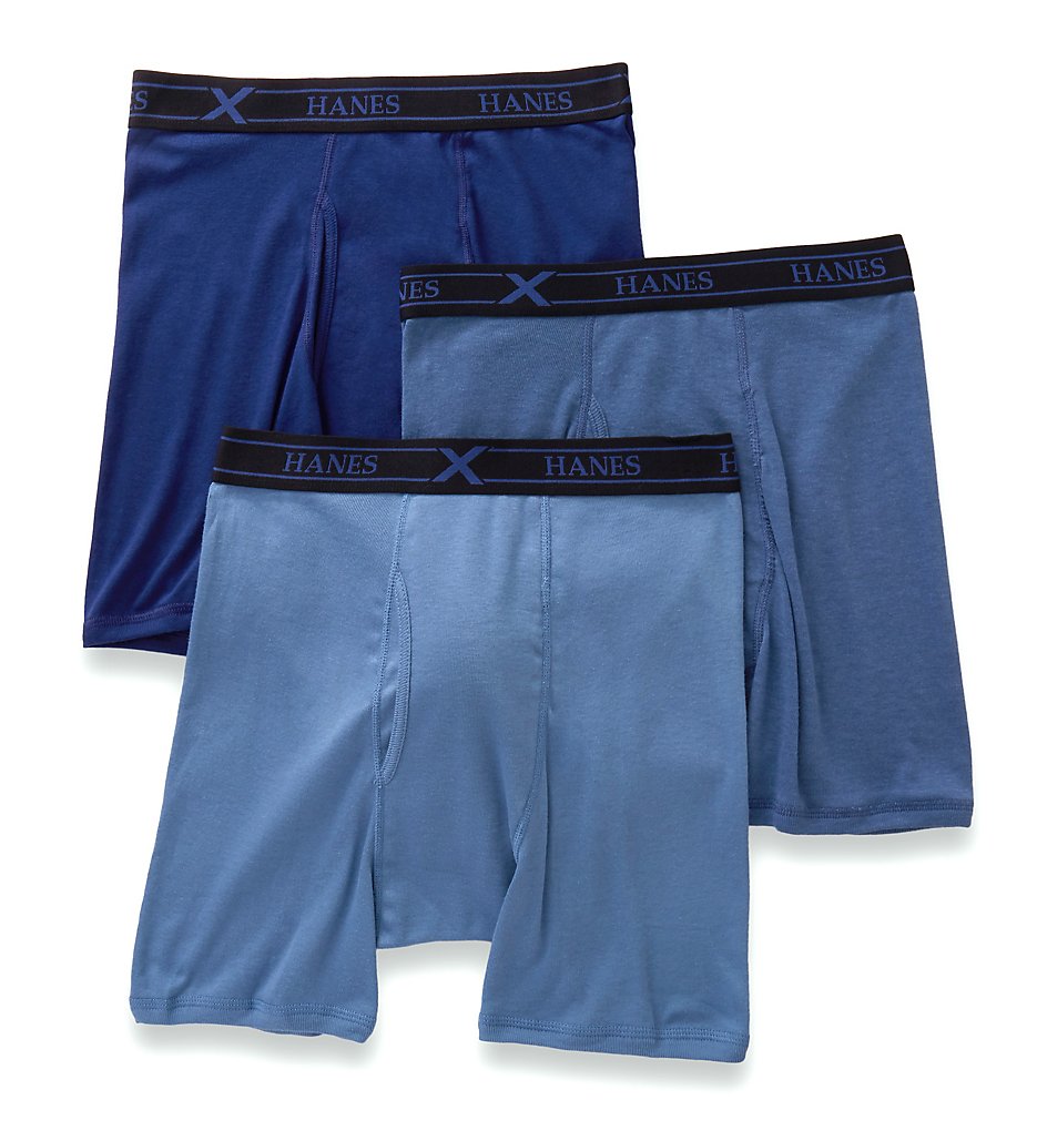 Hanes UXBBA3 Ultimate X-Temp Boxer Briefs - 3 Pack (Assorted Solid)