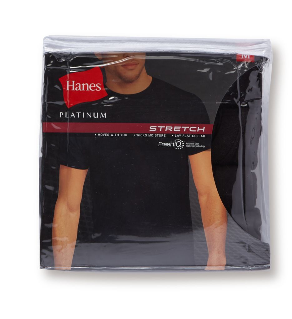 Platinum Stretch Crew Neck T-Shirts - 4 Pack-cs1