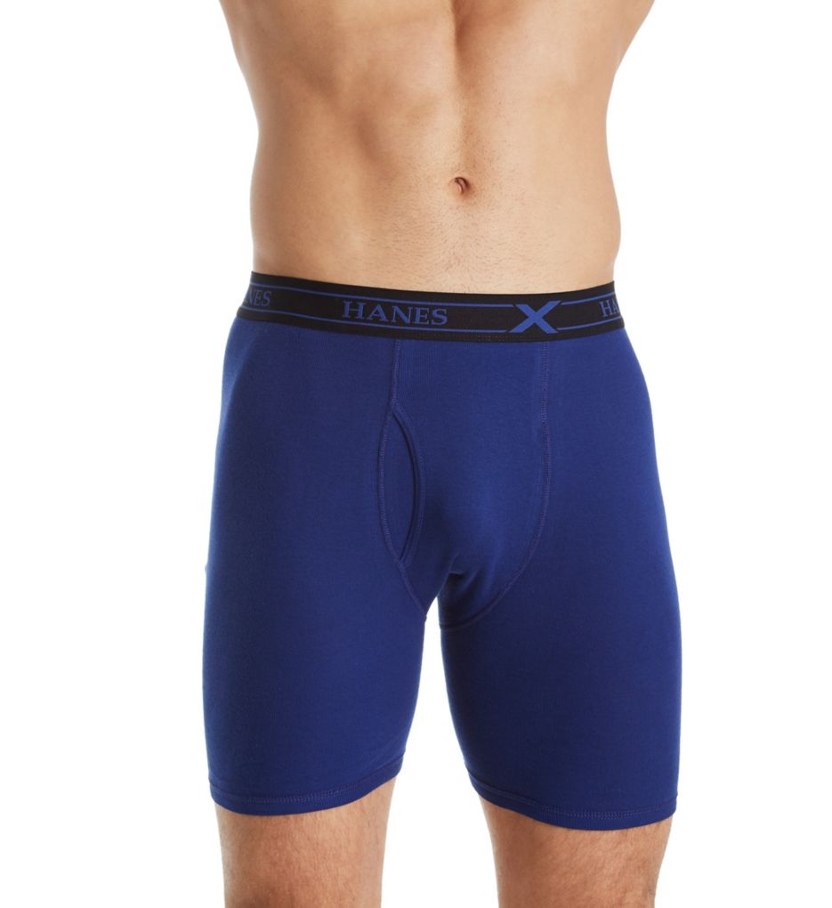 X-TEMP Combed Cotton Long-leg Boxer Brief - 4 Pack-fs