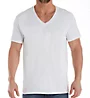 Hanes Combed Cotton V-Neck T-Shirts - 4 Pack YXT2W4 - Image 1
