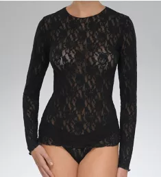 Signature Lace Unlined Long Sleeve T-shirt