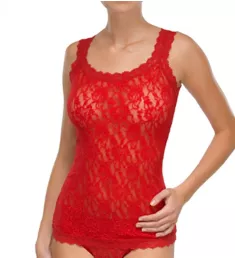 Signature Lace Unlined Camisole Red S