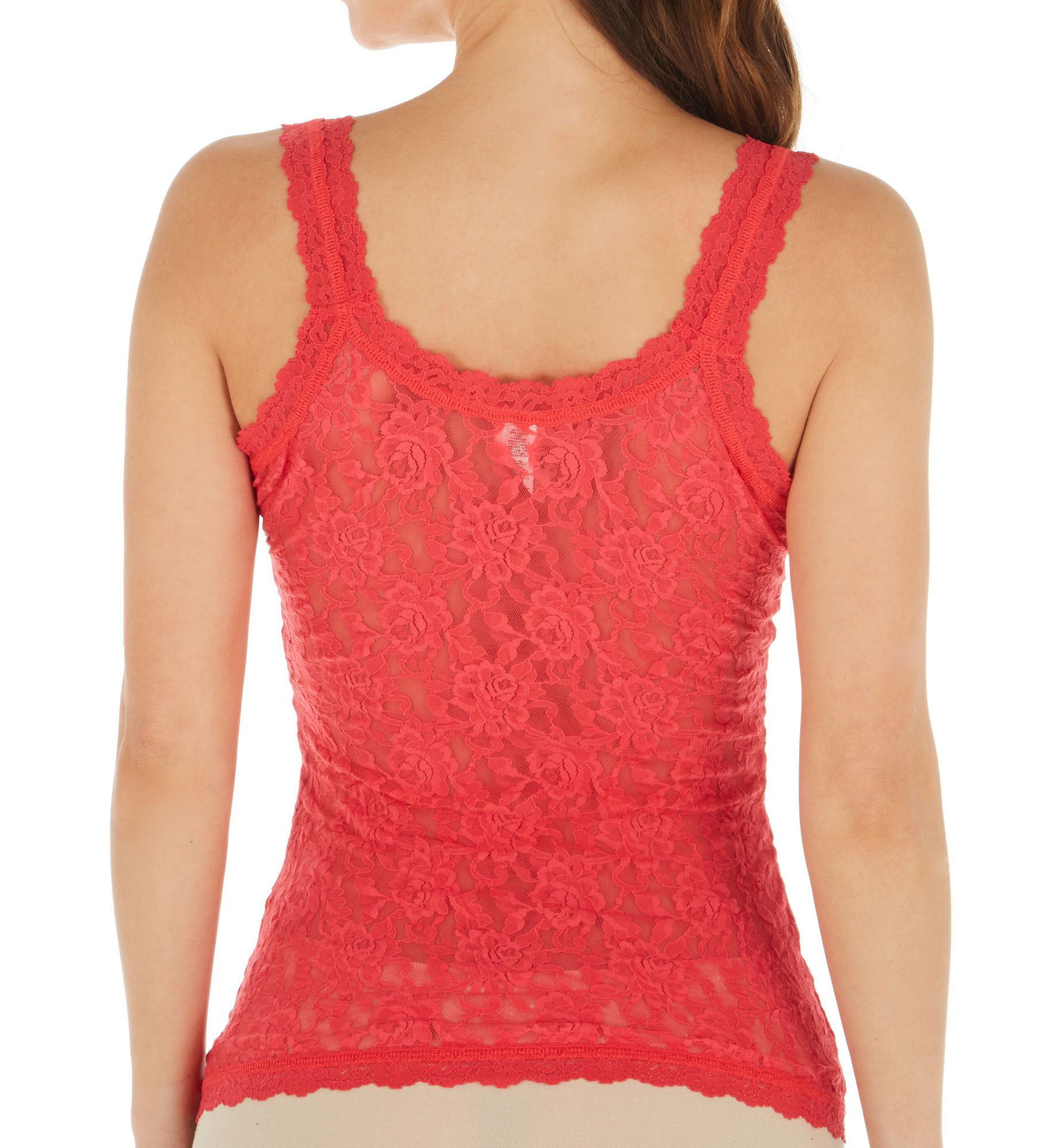 Hanky Panky Signature Lace Unlined Camisole Coral Rose XS  - Image 2