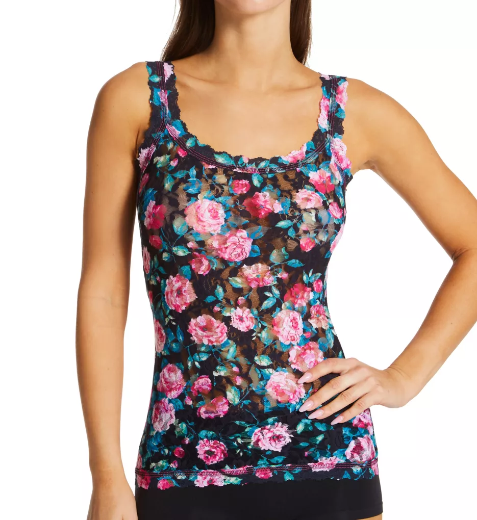 Signature Lace Pattern Unlined Camisole Damascus Rose XS