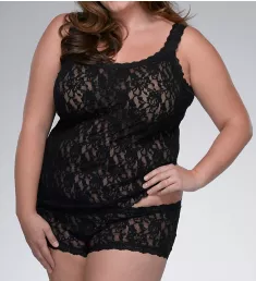 Plus Size Unlined Basic Camisole Black 1X