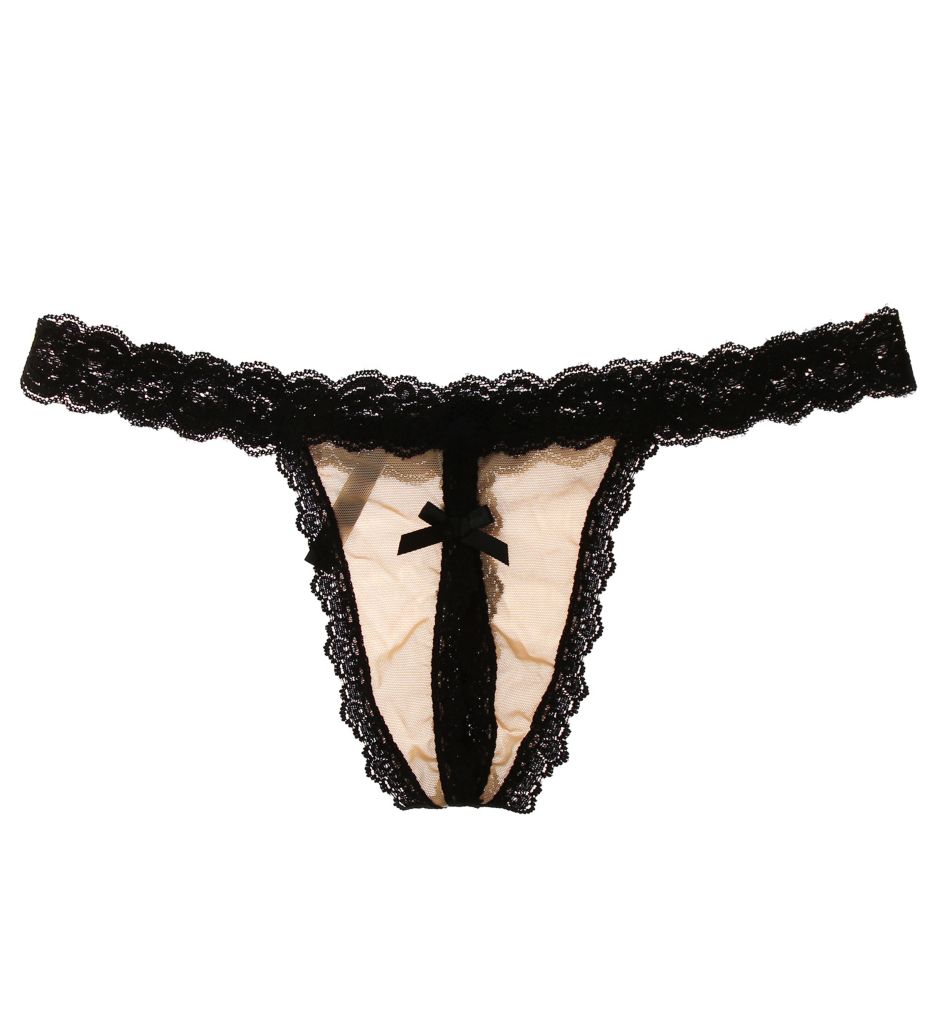 After Midnight Stretch Tulle Crotchless G-String-cs1