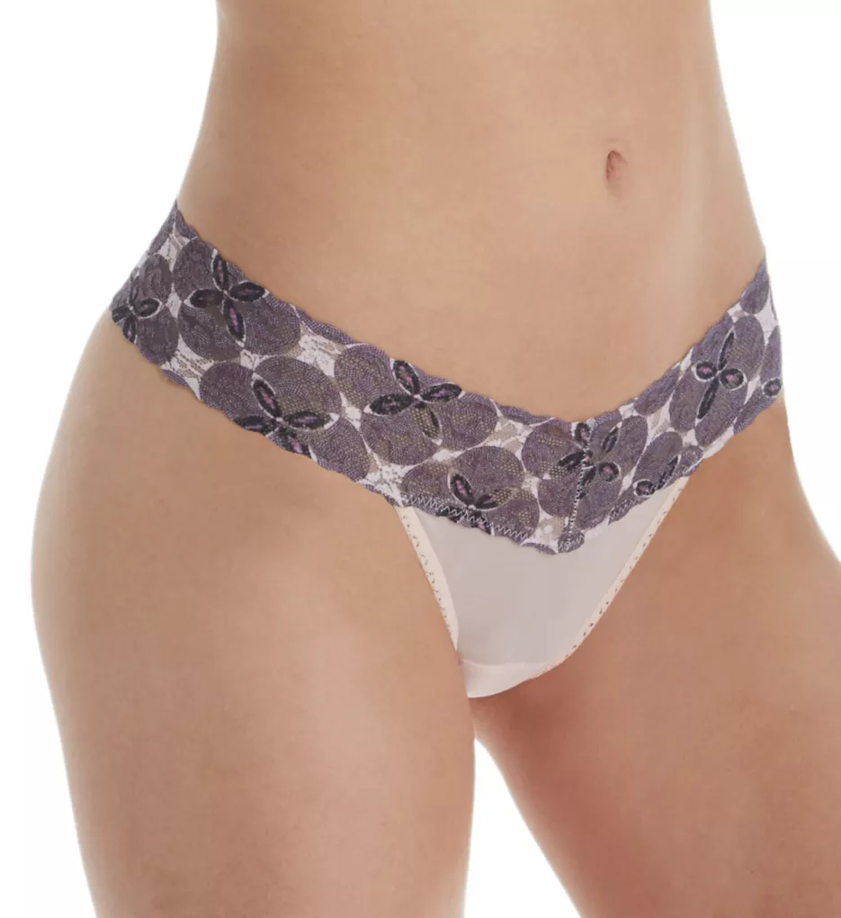 Mid-Rise Thong - 2 Pack Pretty Things/Celeste O/S