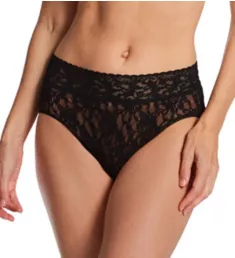 Signature Lace French Bikini Panties Black S