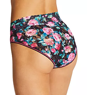 Signature Lace Pattern French Brief Panty Damascus Rose XS