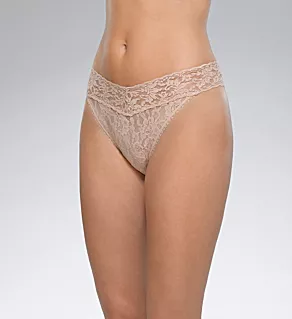 Signature Lace Original Rise Thong Chai O/S