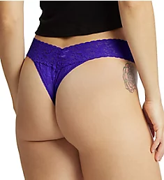 Signature Lace Original Rise Thong Majestic Purple O/S