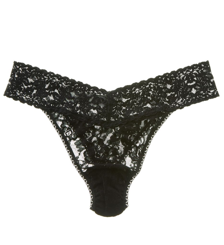 Hanky Panky Signature Lace Original Rise Thong Black O/S  - Image 5