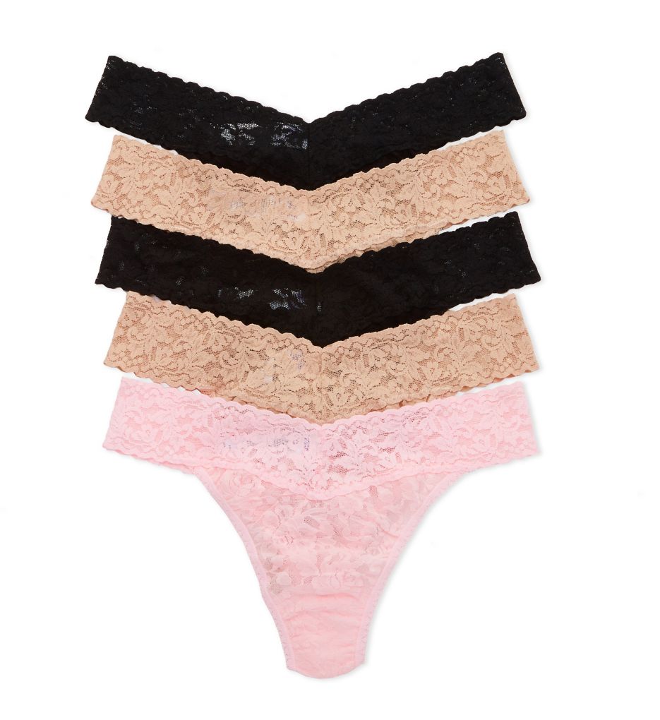 Signature Lace Original-Rise Thong (Bliss)