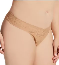 Signature Lace Plus Size Thong Suntan O/S Plus