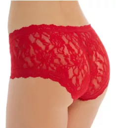 Signature Lace Boyshort Panties Red XS