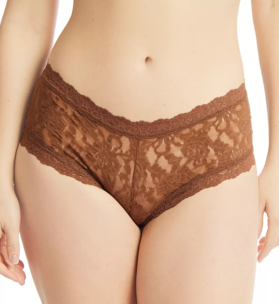 Signature Lace High Rise G-String Chai O/S by Hanky Panky