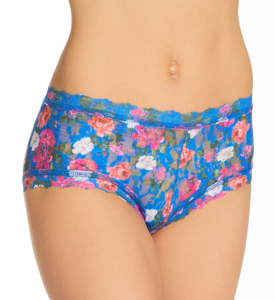 Hanky Panky Women's Pattern Boyshort Panty in Versailles | Size XS | HerRoom.com