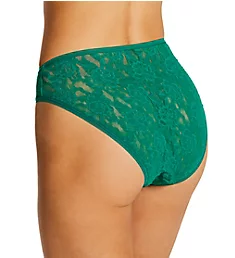 Signature Lace High Cut Brief Panty Green Envy XS