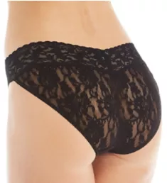 Signature Lace V-kini Panty Black S