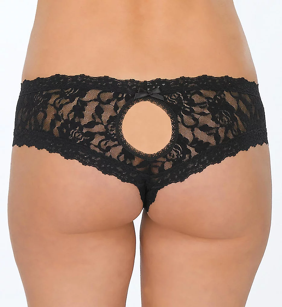 After Midnight Lace Crotchless Hipster Panty