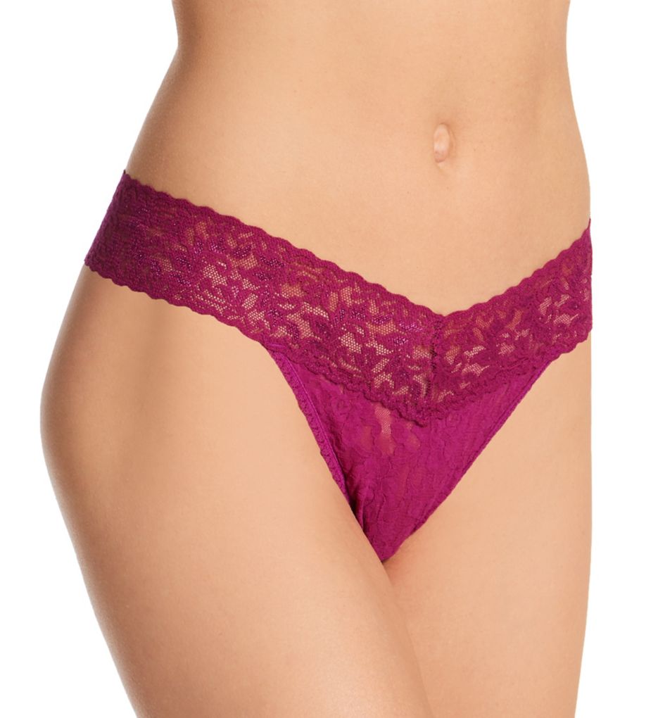 Signature Lace Original Rise Thong Holiday 5 Pack