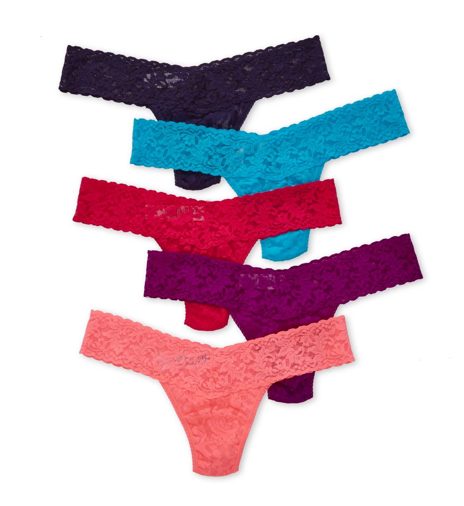 Holiday Gold Box Low Rise Thong - 5 Pack-cs2