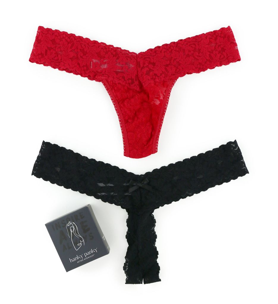 hanky panky, Signature Lace Low Rise Thong 3 Pack, One Size fits