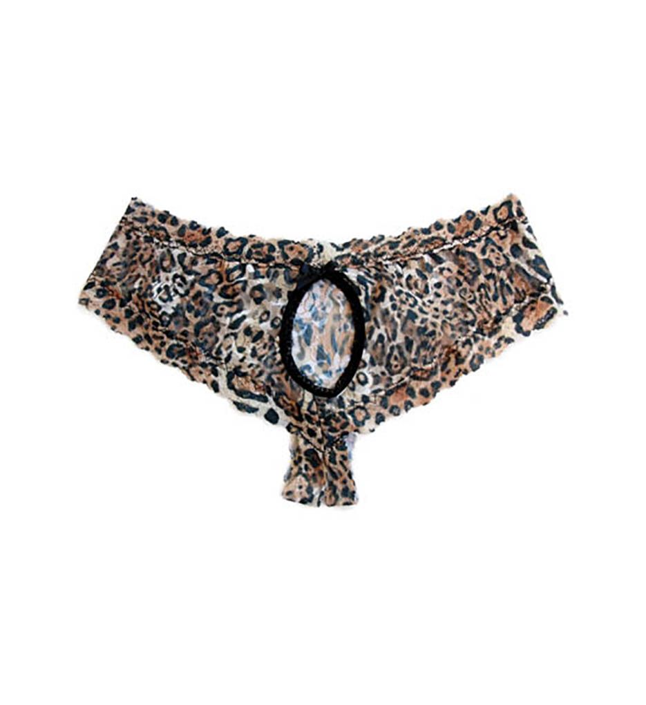 After Midnight Leopard Crotchless Hipster Panty