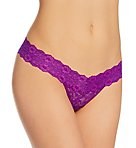 Cross Dyed Signature Lace Low Rise Thong