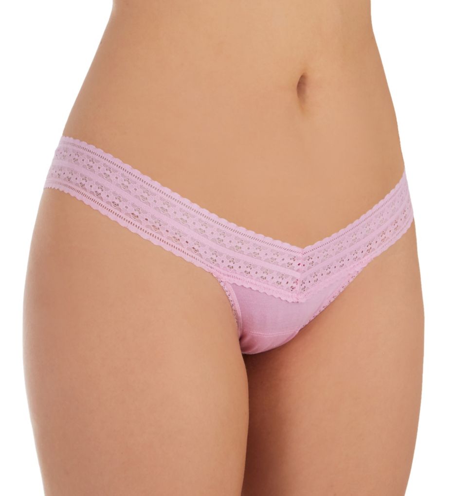 Hanky Panky Dream Modal Low Rise Thong Cotton Candy O/S  - Image 1
