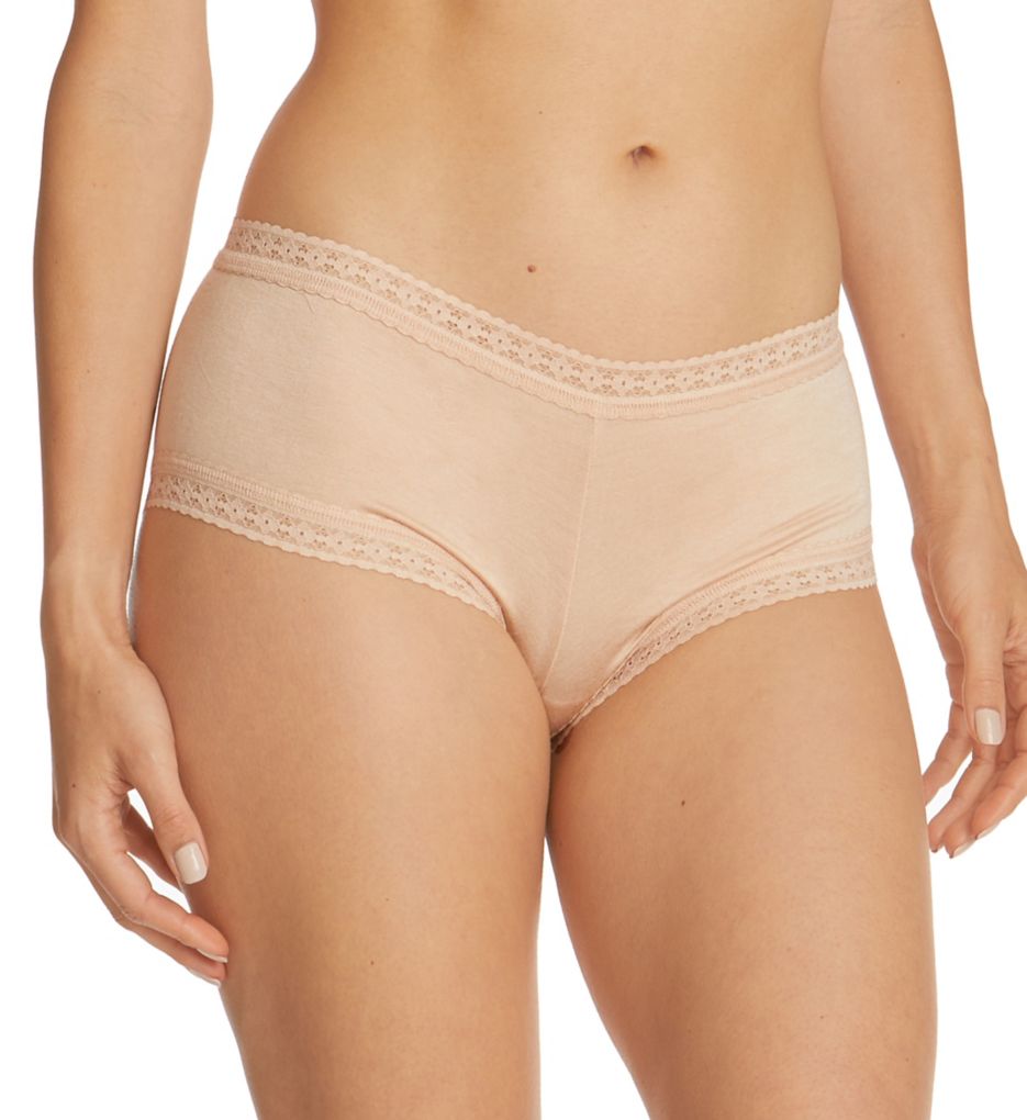 Hanky Panky Women's Dream Modal Boyshort Panty in Beige | Size XS | HerRoom.com
