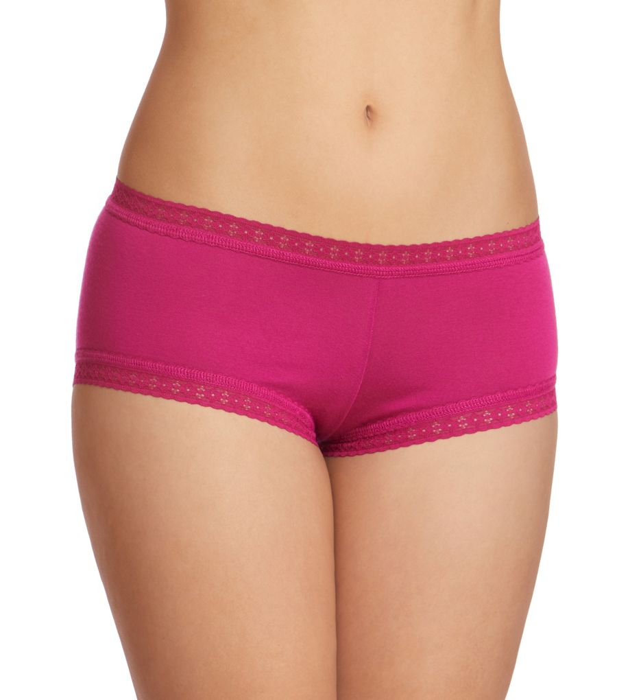 Hanky Panky Women's Dream Modal Boyshort Panty in Pink Ruby | Size Medium | HerRoom.com