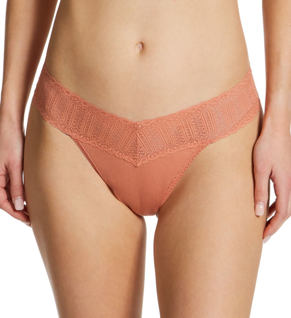 Hanky Panky Eco Rib Original Rise Thong 671181 - Image 1