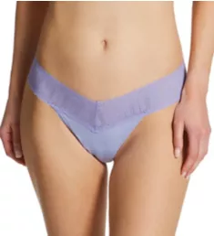 Eco Rib Low Rise Thong Sweet Lavender O/S